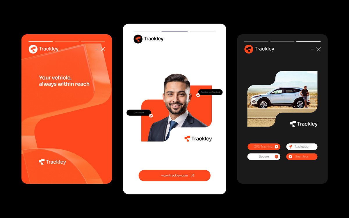 Logo and Brand Identity Design for a Vehicle Tracking Company Image 22
