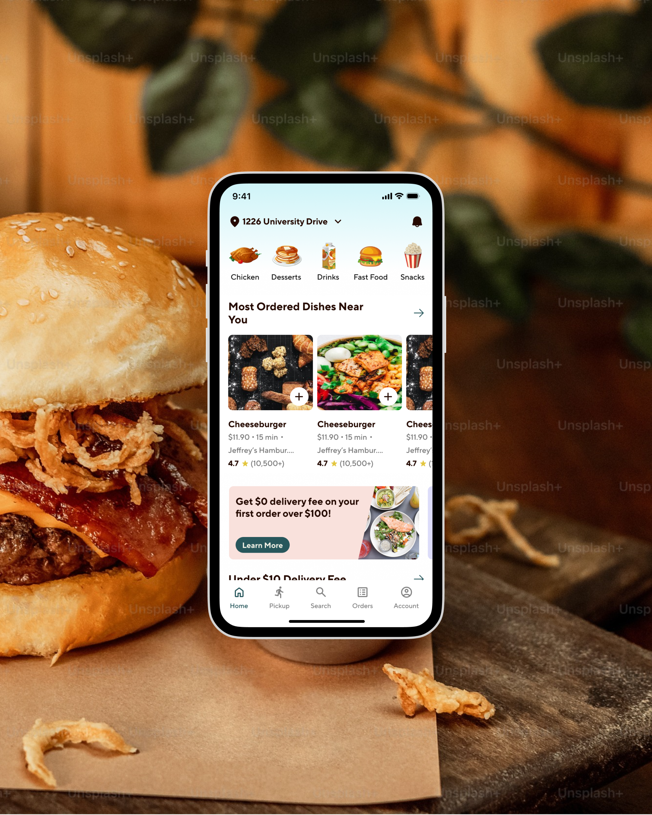 Food delivery app