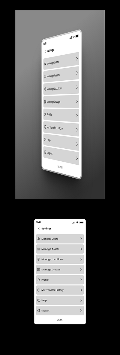 Mobile App Settings UI figma ios mobile ui settings settings ui ui uiux