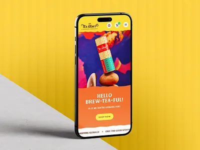 The Tea Story - Mobile App UI UX Design beverage branding business fibostudio food helloshams interface luxury minimal mobile app modern modern design popular product refreshment responsive saas tea uiux ux