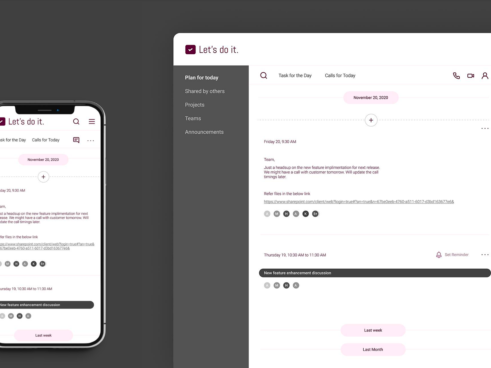 Employee Collaboration - Web App UI by Aakruti Design Studio on Dribbble