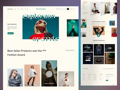 Fashion Ecommerce Website Design cloths ecommcerce ecommercedesign ecommerceui fashionecommerce fashionstoredesign fashionwebsite fashionwebsitedesgin fashionwebsitedesign minimalistdesign mobilewebdesign shoeorderapps shopdesign ui