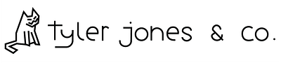 tyler jones & co. logo branding design graphic design illustration logo personal typography vector