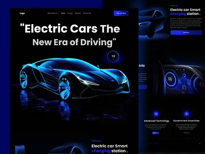 Electric Car Landing Page car car landing page car repair website car repair websites car ride car website e car electronic car