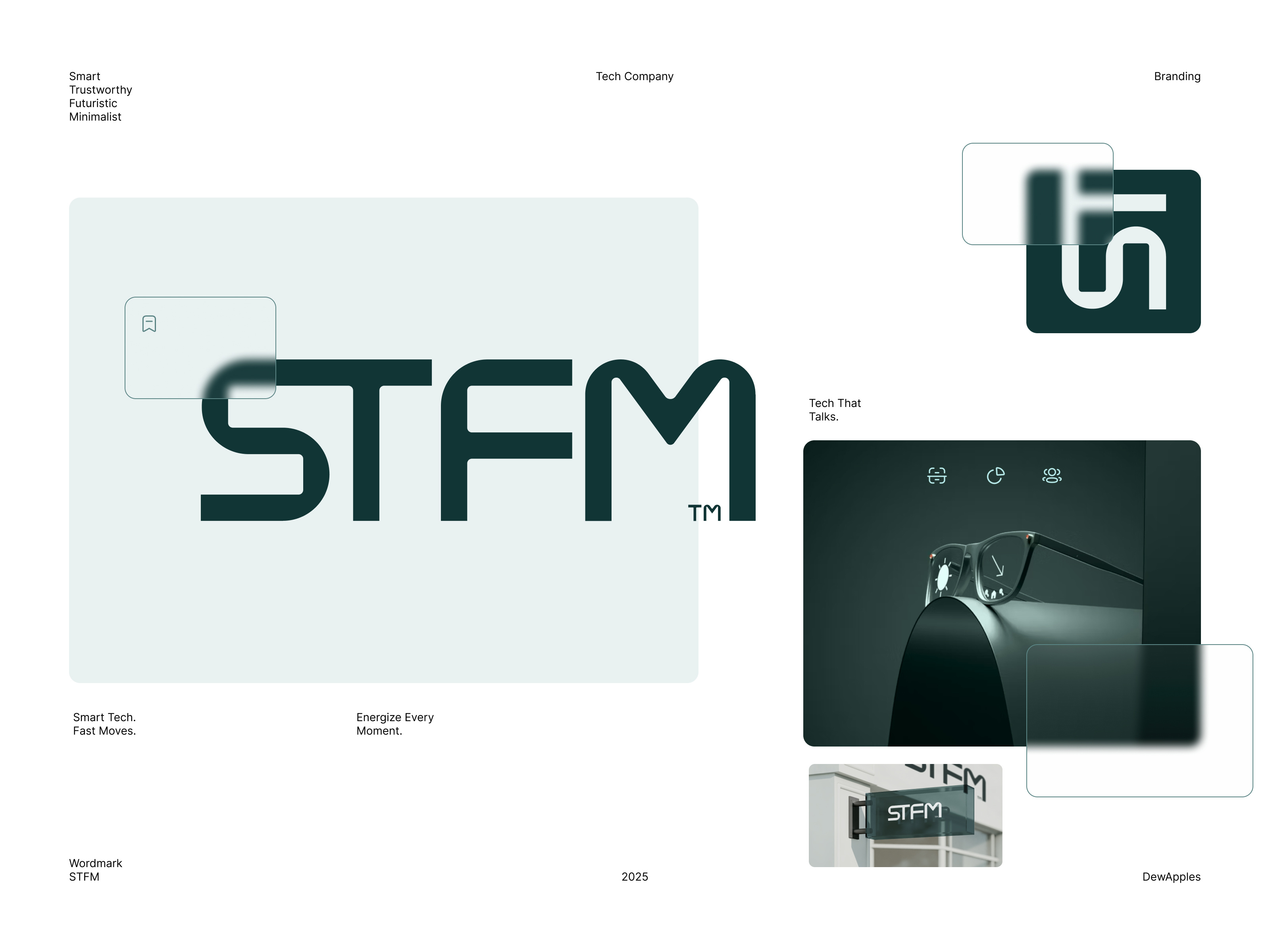 STFM- Logo wordmark - Branding branding clean logo graphic design logo logotype minimalist modern tech wordmark