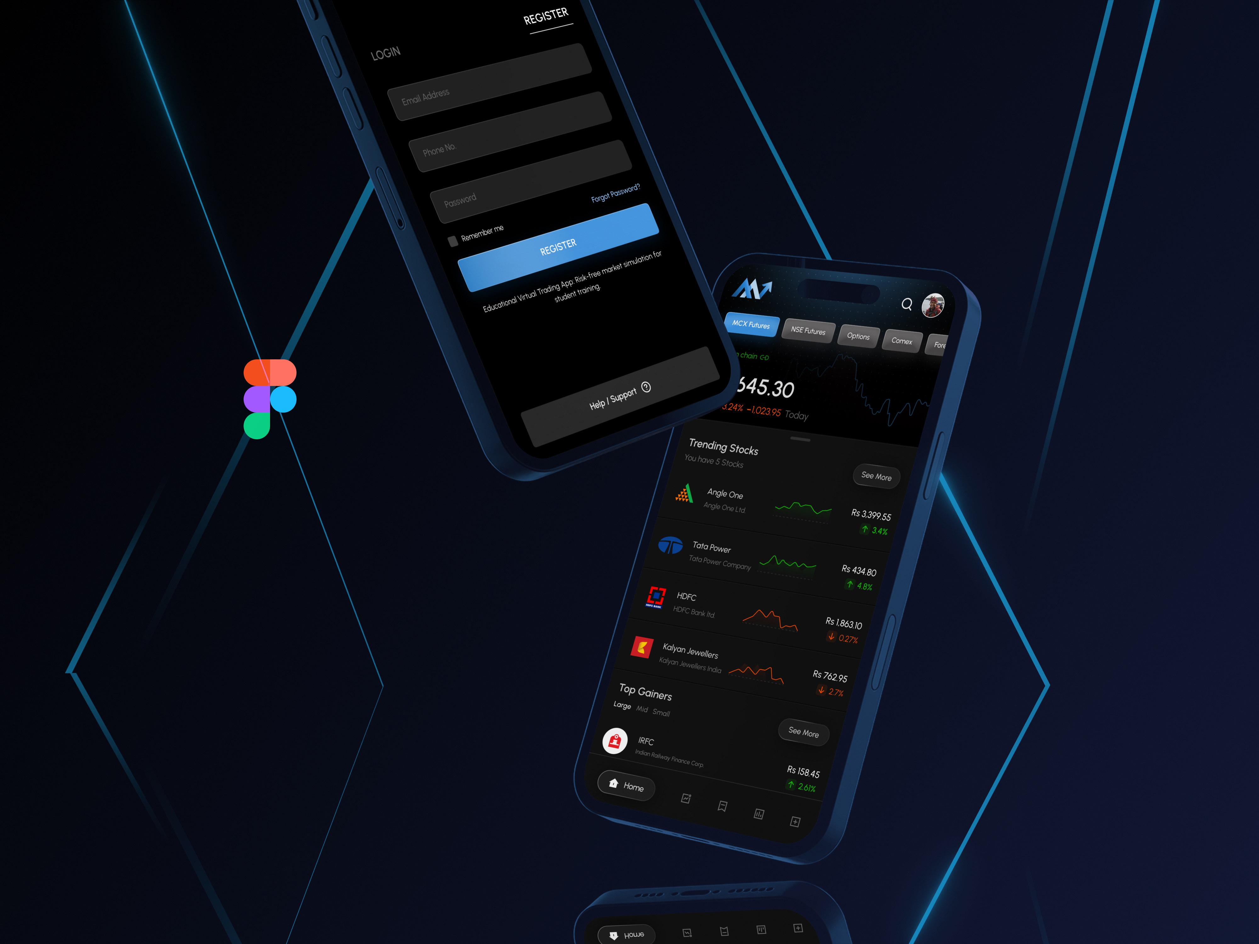 Trading App Interface Design animation app design app interface app uiux brand design branding crypto figma design forex trading mobile trading platform mutual funds online trading app prototype stock market stock trading trading trading app user experience user interface user interface design