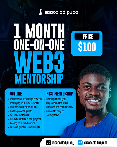 Flyer Design for Isaac Oladipupo branding graphic design