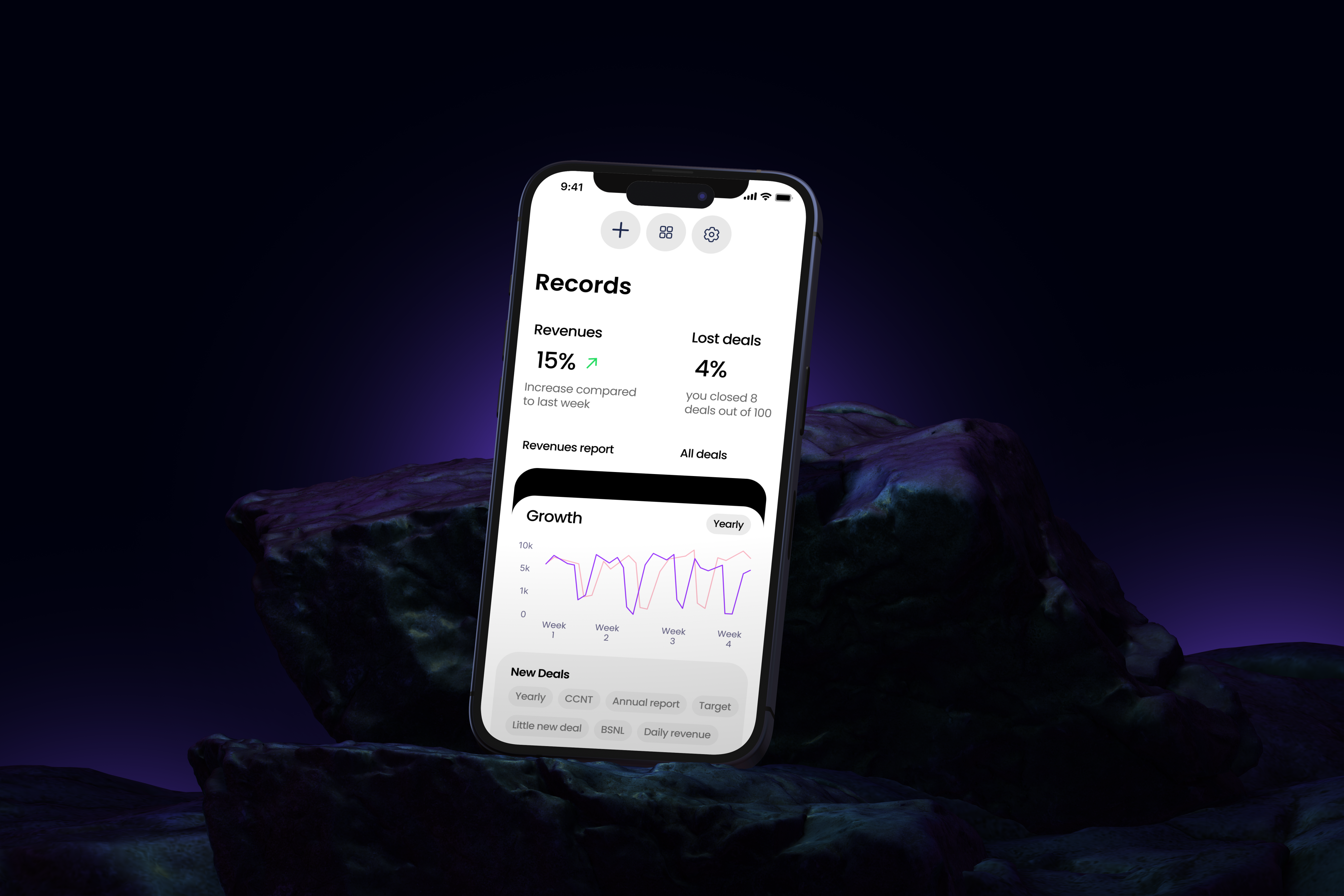 Fintech CRM App appdesign branding crm crm mobile dashboard figmadesign mockup