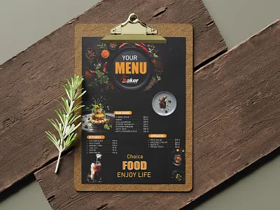 Restaurant Menu design design flyer food flyer food menu graphic design restaurant salma sayeed