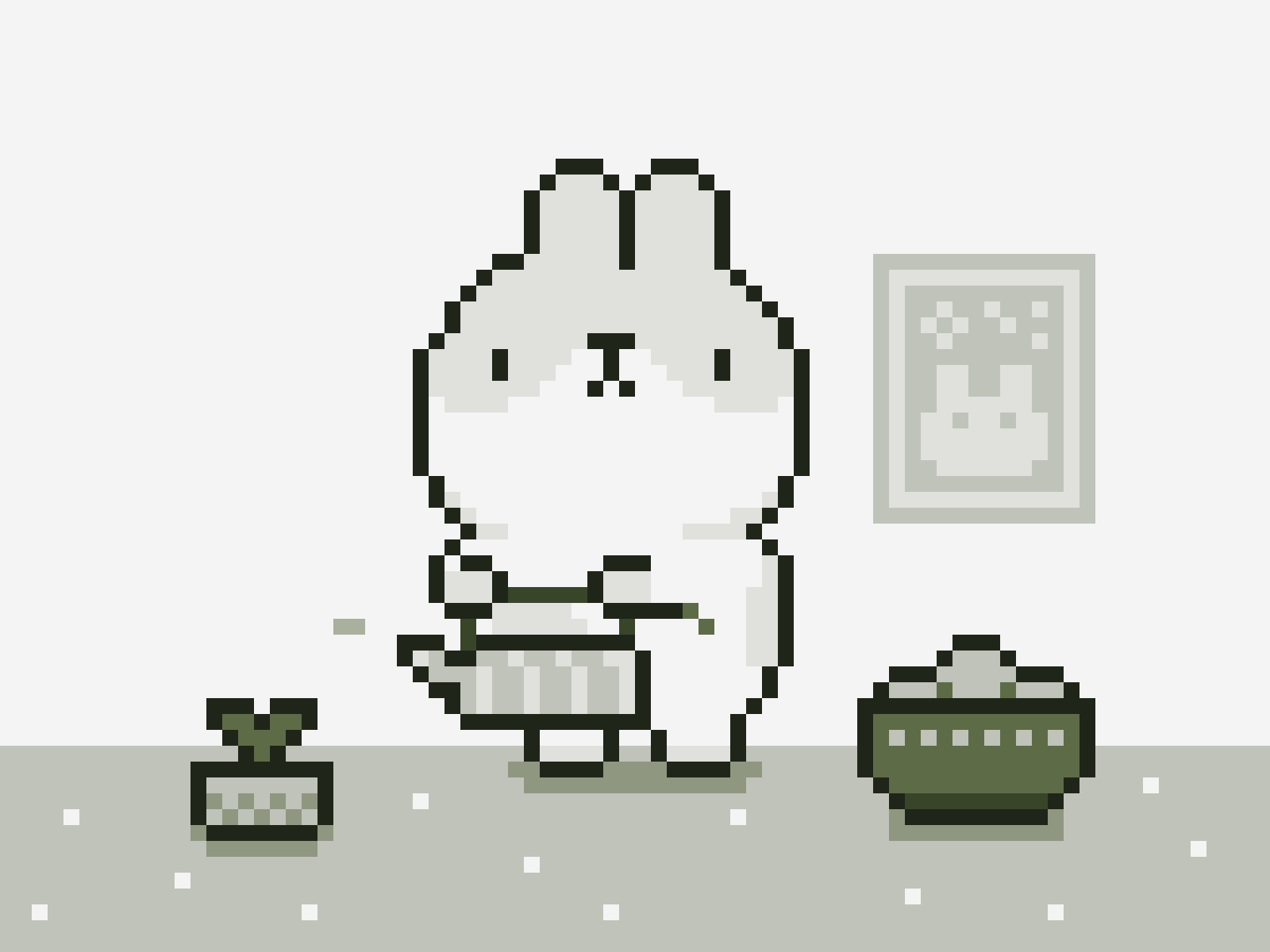 Year of the Rabbit illustration lunar new year new year pixel pixelart rabbit retro
