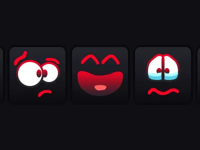[Shadow Theme] Reactions black css dark forums gaming gradient graphic design horror html ips javascript photoshop reactions red shadow ui webdesign