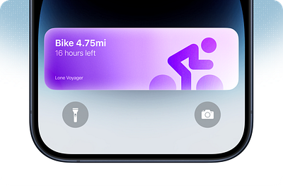 Live Activities – Sporadic activity app apple branding fitness ios iphone live sporadic ui widget workout