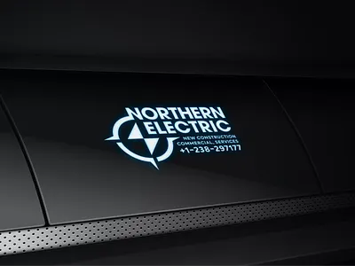 Logo design for Northern Electric art branding compass concept design electric freelancer graphic design hiring illustration job logo north vector