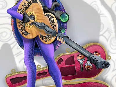 MARIACHI graphic design illustration