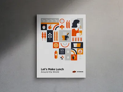 Extension Cookbook Curriculum book book cover book design branding brochure cookbook design design editorial editorial design graphic design illustration layout layout design logo magazine design marketing print design publications vector