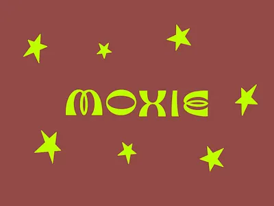 Moxie Text branding graphic design logo typography vector