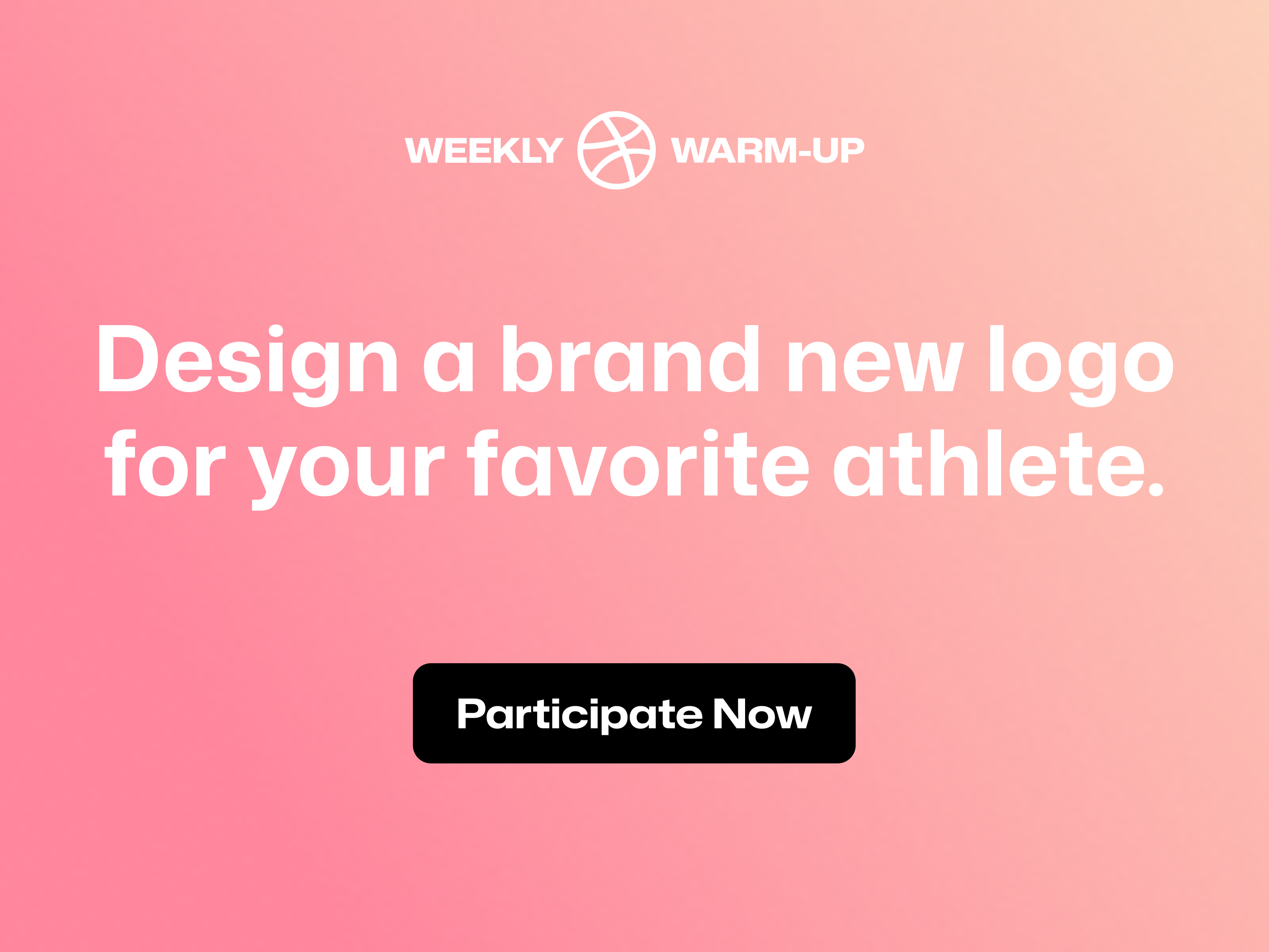Design a New Logo for Your Favorite Athlete ⛹️‍♀️ athlete athlete logo community design dribbble dribbbleweeklywarmup logo prompt sports logo weekly warm up