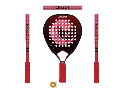CRATOS Padel Racket 3d adidas padel animal padel branding cat padel court cratos padel graphic design illustration padel court padel design padel designer padel logo padel racket padel racket factory padel sport racket design sports design tennis tennis court