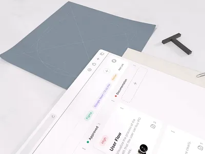 Stockbit Design Board 3d animation board management motion stockbit task ui ux