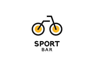 Sport Bar bicycle bike branding cup design drink glass graphic design juice logo logodesign logotype sport
