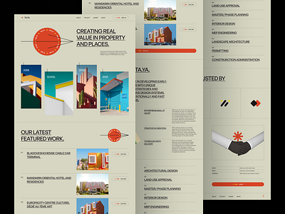 Architecture Website Landing Page - Full Page agency architect architecture business clean creative design freelance hero homepage interior landing page modern responsive tanim team ui vintage web website