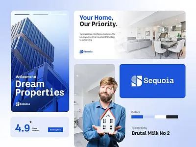 Real Estate logo, construction logo, building logo brand design branding building building logo construction construction logo logo logo design logos real estate real estate logo