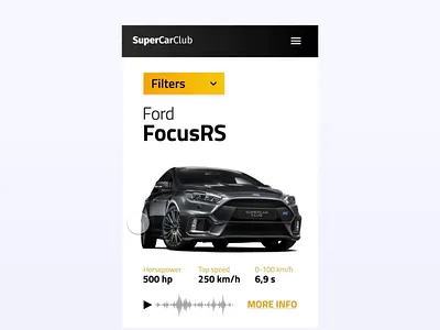 CarClub - Ux & interaction design for a car rent application animation app design mobile motion graphics ui ui design uiux design ux ux deisgn ux design web design