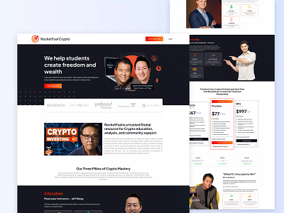 landing page design of crypto investment website crypto crypto currency crypto currency website design crypto website landing page landing page of crypto landing page ui landing page uiux nft design nft website ui ui design ux web design website design