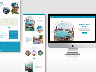 Wonderful Tour: Travel Landing Page landing page