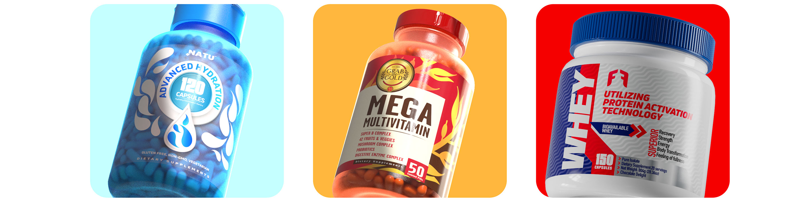 Example of Packaging Design + 3D Visualization