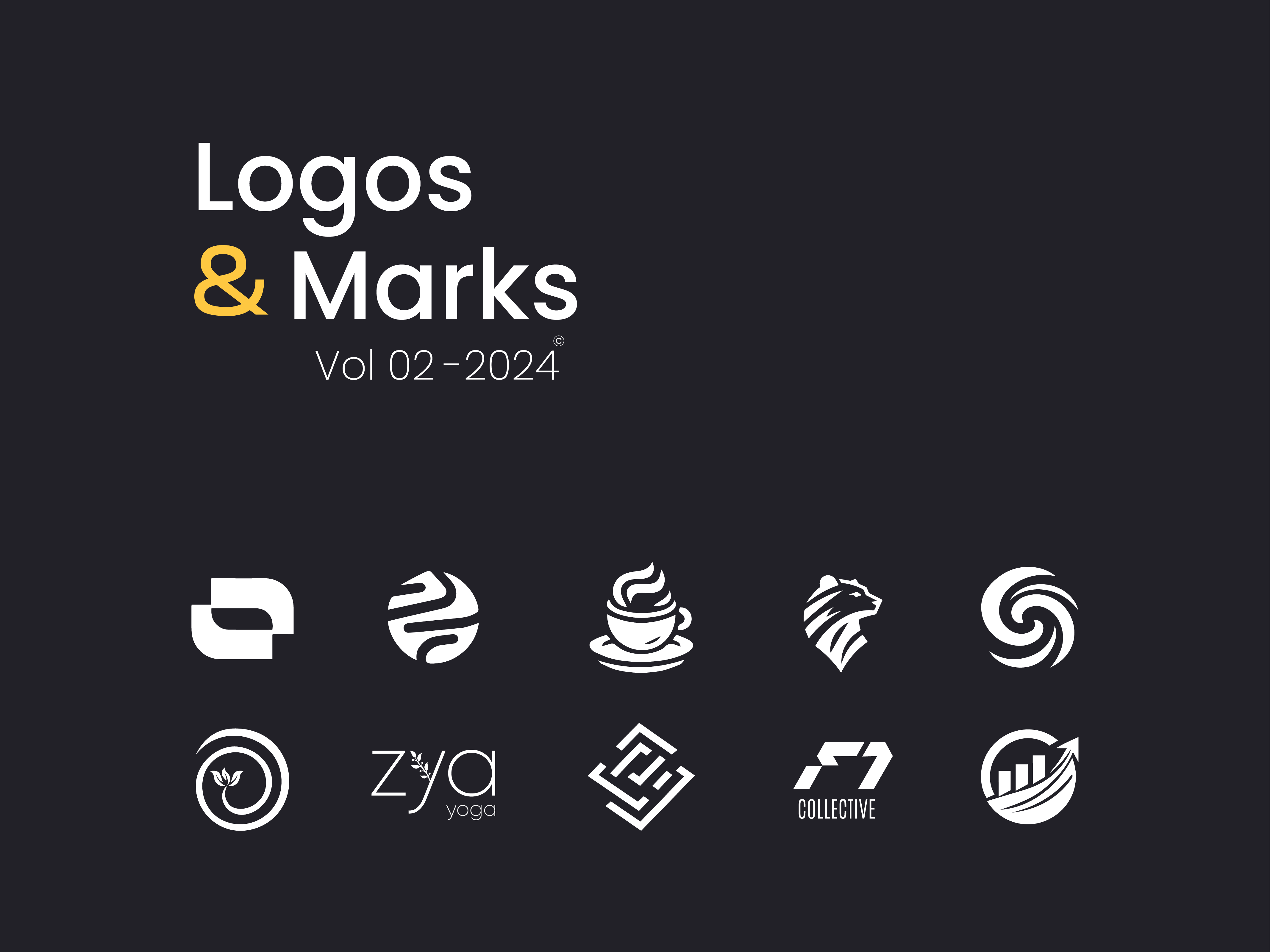 Logos & Marks 2024 - Vol 02 © abstract logos brand design brand identity brand identity design brand logo brand logo designs branding business logo company logos graphic design logo collection logo creation logo design logo marks logofolio logomark logos logotypes visual identiy logos