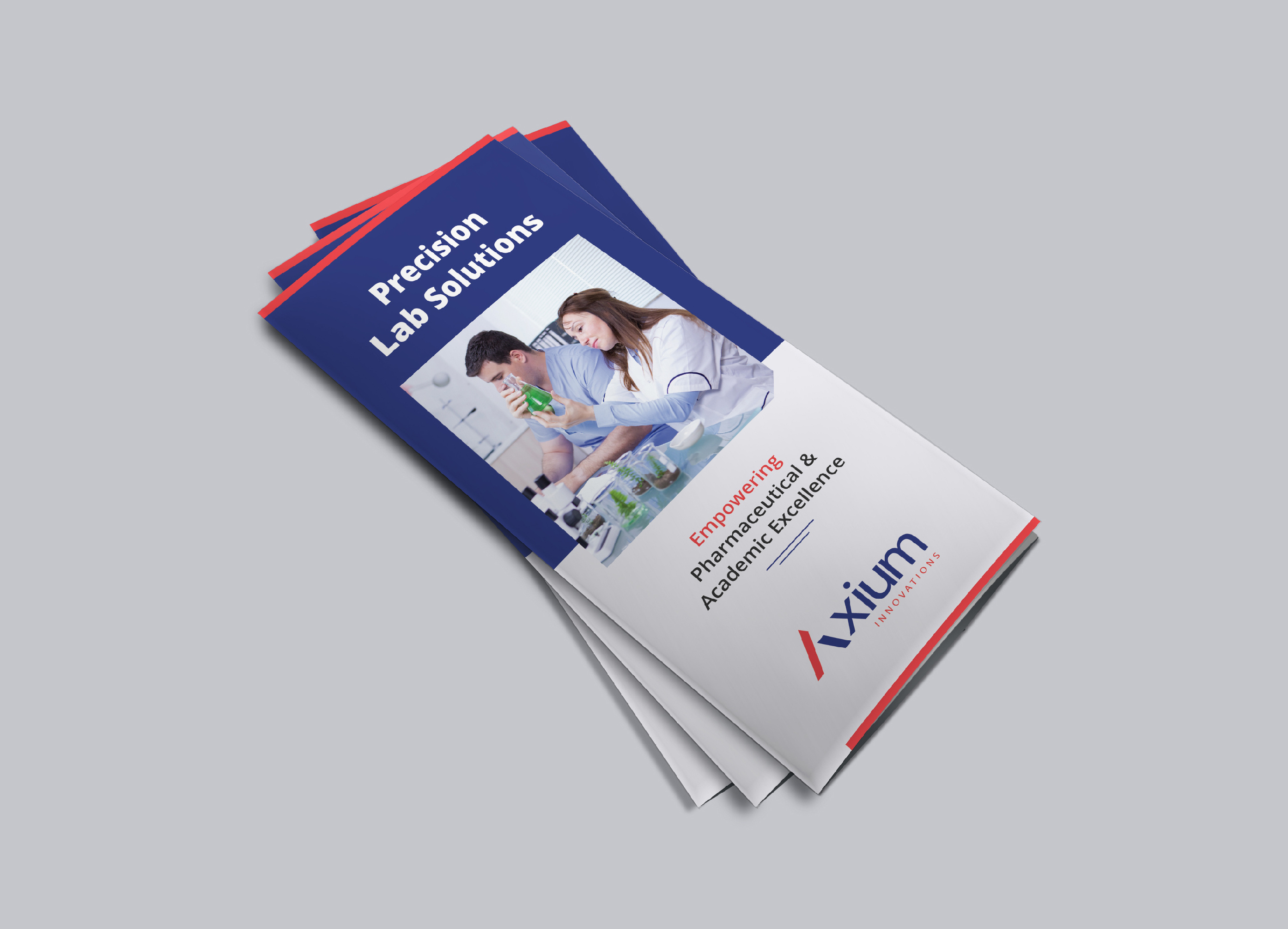 Precision Lab Solutions - Trifold Flyer Design banner branding business flyer company flyer flyer template graphic design handout illustration industry leaflet poster print trifold trifold brochure trifold flyer