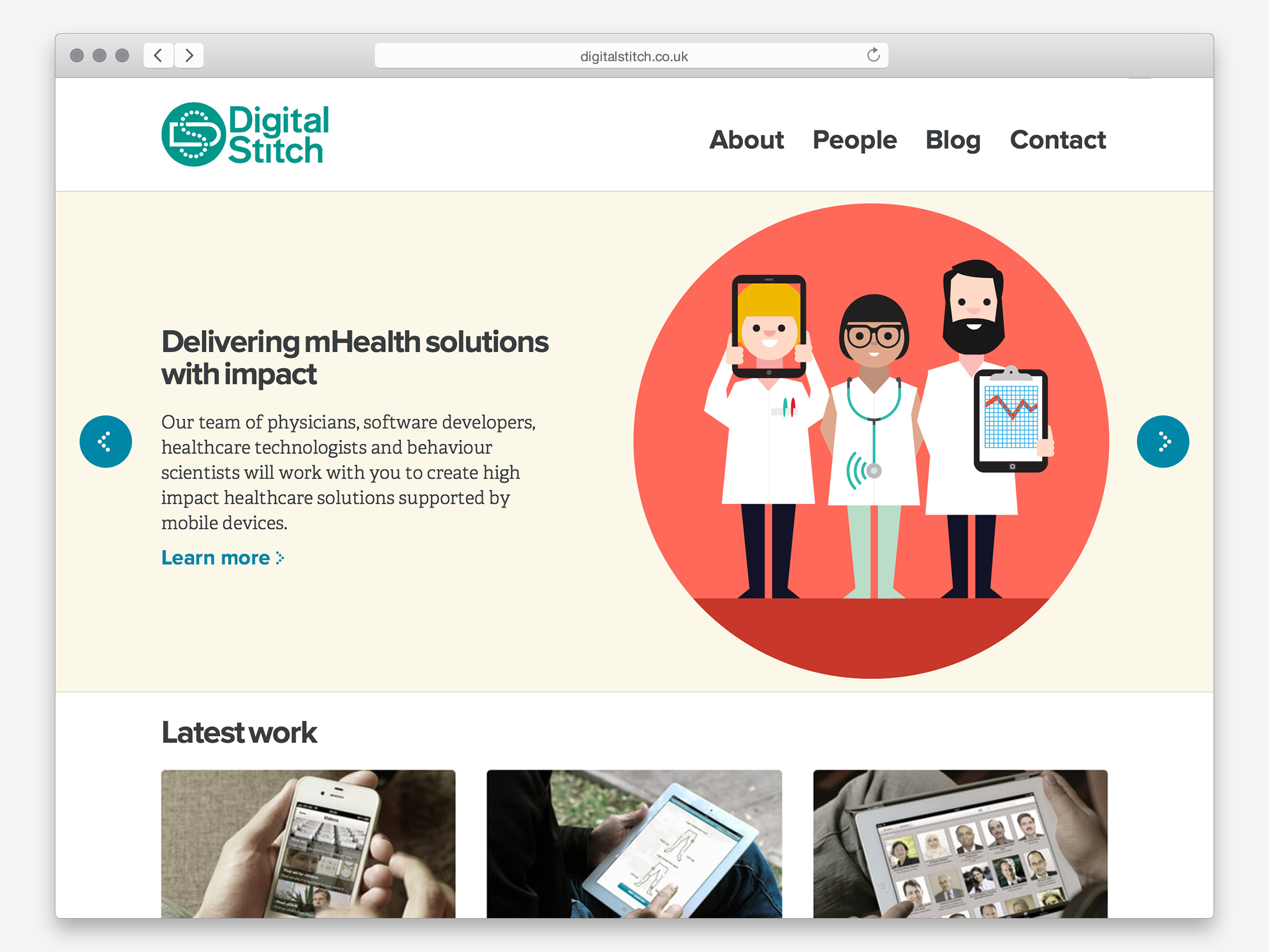 Example of Website Refresh