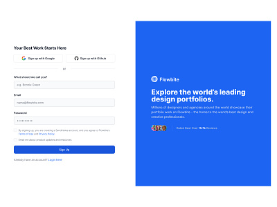 Register form with a description component library components design kit design system enterprise figma forms input forms inputs modern register signup ui ui kit uiux ux