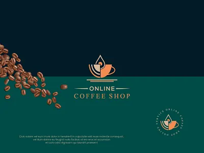 Coffee Shop Logo|Cafe Logo Design beans branding cafe coffee coffee logo coffee shop design gradeint iconic identity illustration logo logo design modern online resturant shope tea ui wi fi