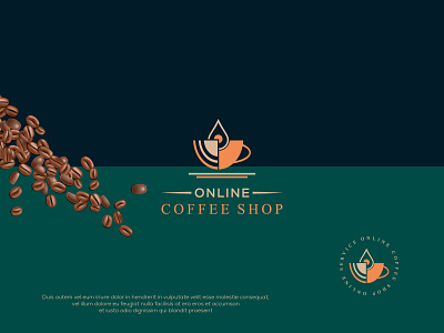 Coffee Shop Logo|Cafe Logo Design beans branding cafe coffee coffee logo coffee shop design gradeint iconic identity illustration logo logo design modern online resturant shope tea ui wi fi