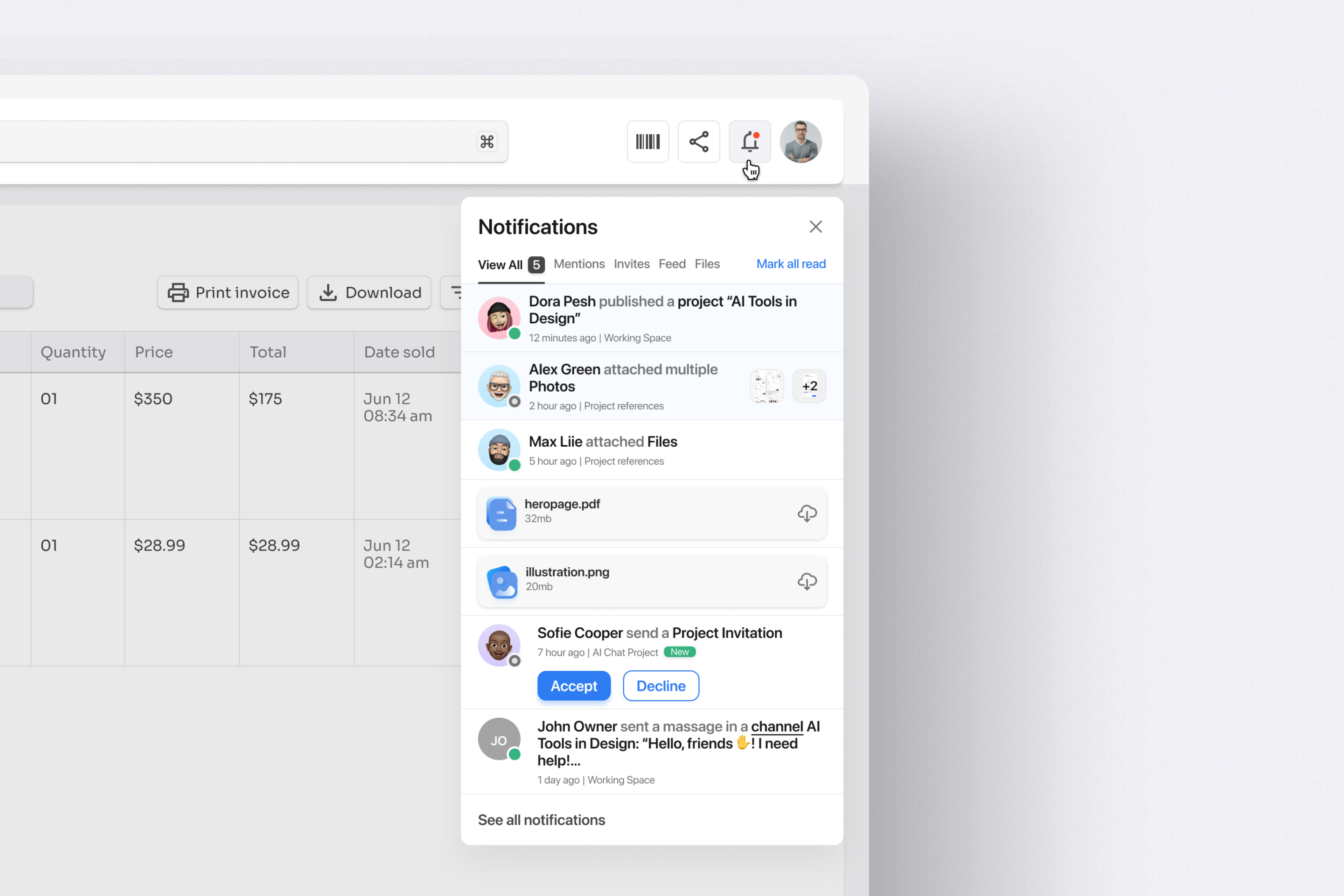 Notification Pop-up UI Design ai app app ui design dashboard design figma minimalist notification notification pop up pop up pop up ui saas ui ui design uiux design ux web web app web application web design