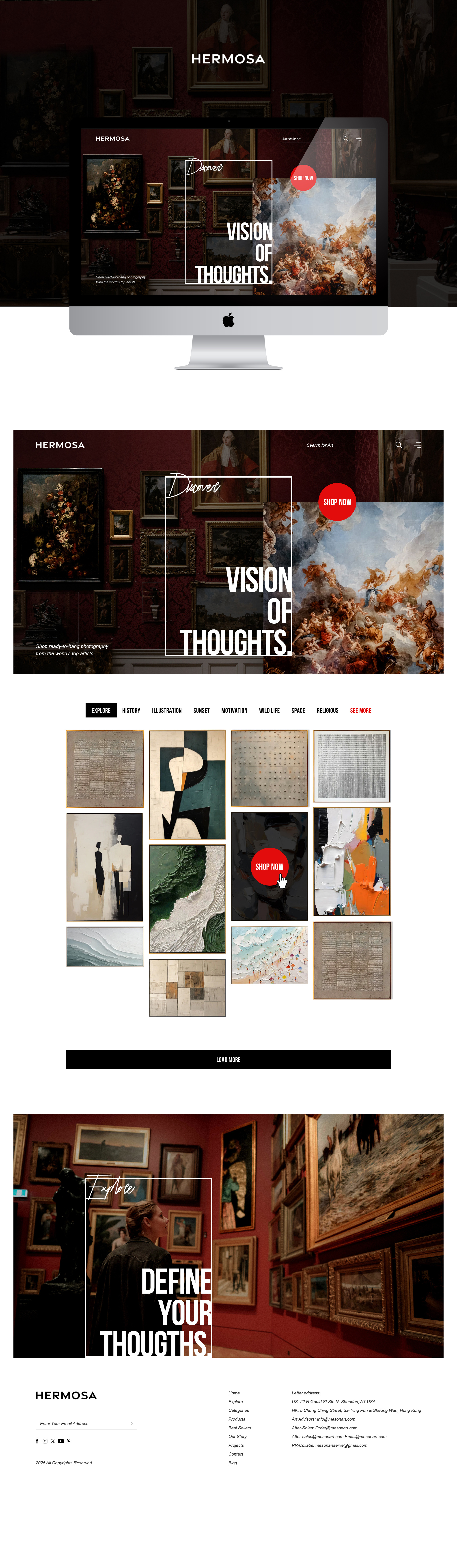 📷Luxury Photo Gallery Web UI Design branding graphic design ui