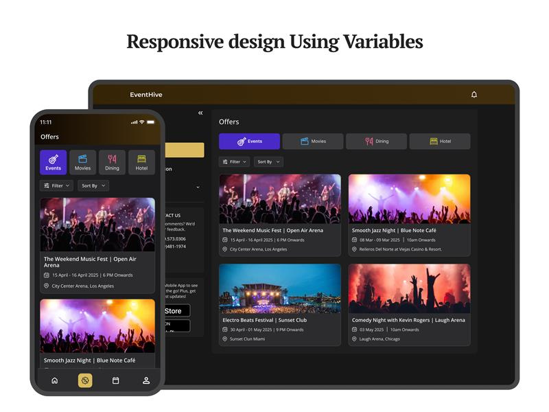 Responsive UI Design with Figma Design Variables & Components autolayout designcomponents designvariables figmadesign responsivedesign ui uidesign uiux uxdesign