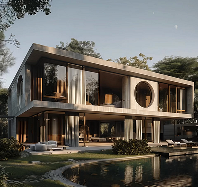 Grandeur 3d animation architecture branding graphic design logo motion graphics ui