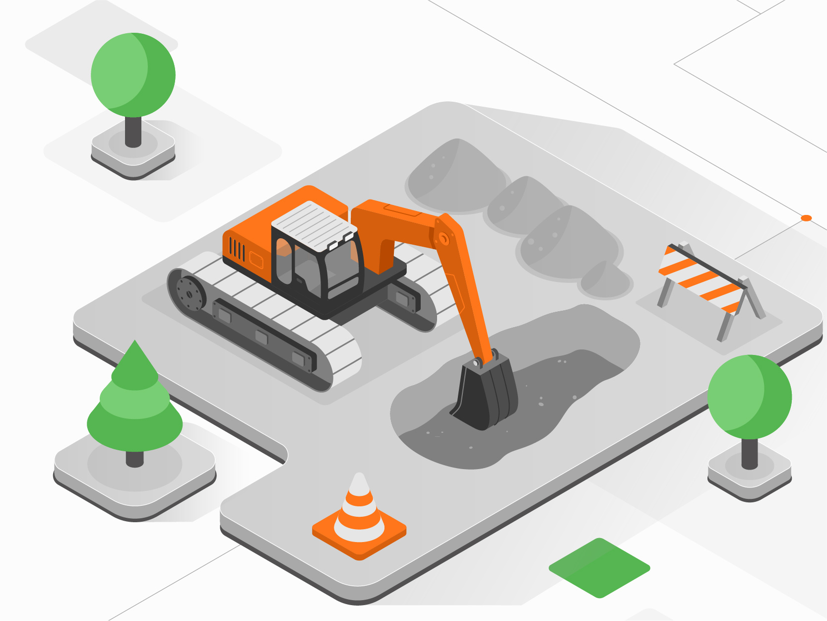 Hard work character design design illustration product ui vector webdesign