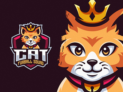 Cat Furball Squad branding cartoon design esport gaming graphic design illustration logo logo design mascot vector