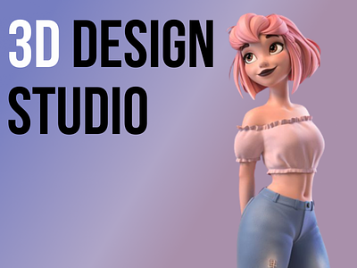 Design - 3D studio animation branding design logo ui ux web design