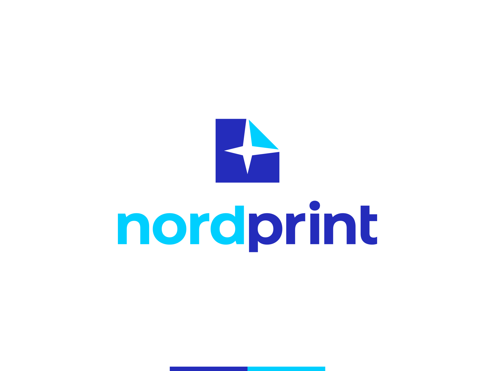 Nord Print Logo Design - Northern Star, Paper, Print, Printing bold logo business logo clean logo creative logo custom logo flat logo logo logo design logo designer logo symbol minimalist logo modern logo paper print logo printer logo printing logo simple logo star unique logo vector