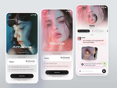 AI Chat Application ai app ai app design aiapp uiux chat app chat ui chatappui chatui ui uidesign uiux uiuxdesign ux uxdesign