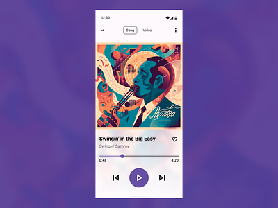 Bring Your Music to Life! | Card Interaction Animation animation appdesign cardinteraction daily ui interactiondesign materialdesign mobileapp music app musicplayer product design ui uiux user experience user interface userinterface uxdesign