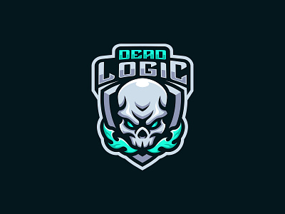 Dead Logic branding design esport gaming graphic design illustration logo logo design mascot skull vector