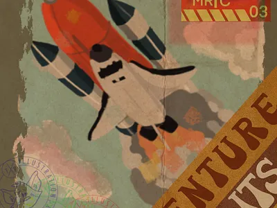 Space Travel adventure art art of the day contemporary art design digital art digital painting illustration travel