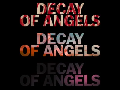 Decay of Angels #1 angels graphic design logo texture
