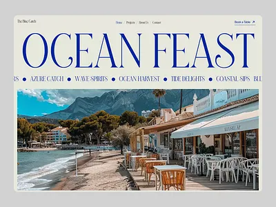 Restaurant Website Design Concept business website delivery service food food menu food website landing page modern modern ui restaurant restaurant website trending ui ui uiux ux webdesign website desing